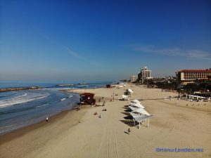 Herzliyah Beach, Israel by Mavic Air drone.